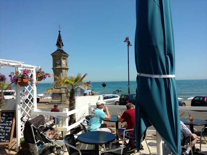 View from The Waterfront Inn, Shanklin, Isle of Wight
