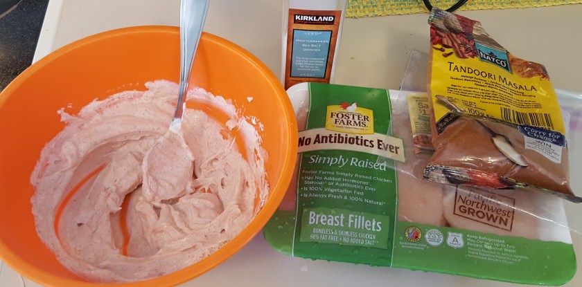 Tandoori chicken ingredients