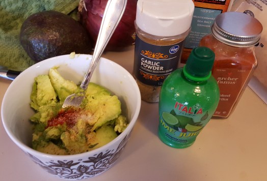 homemade guacamole