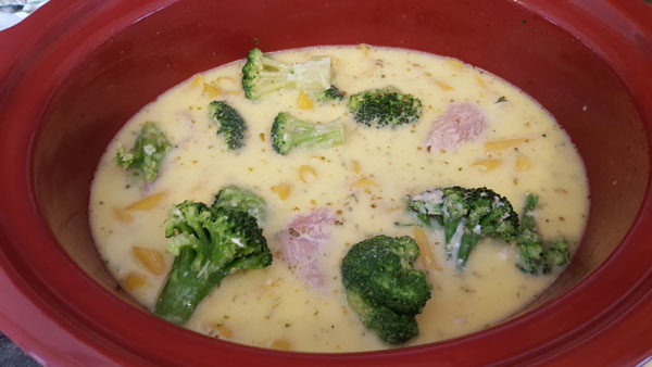 Slow cooker alfredo just before turning it on