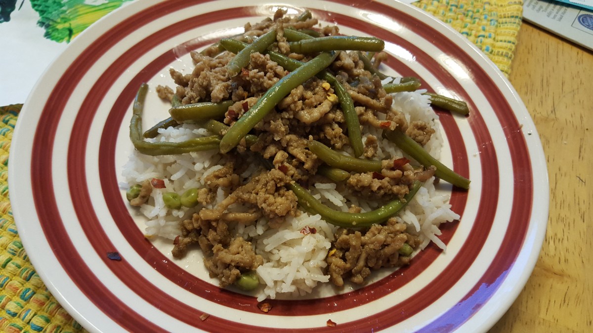 Chinese take-away pork & green beans&nbsp;recipe