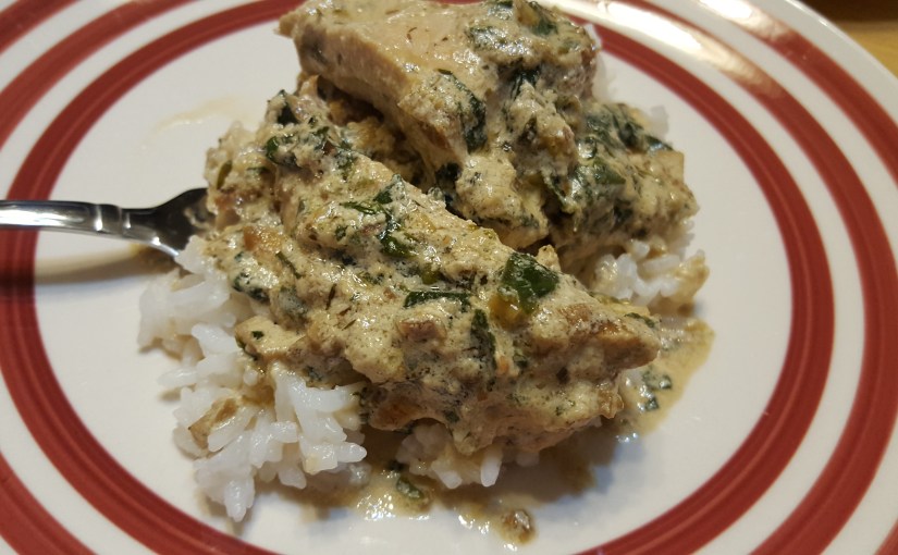 Tarragon Chicken with Mushroom and Spinach&nbsp;recipe