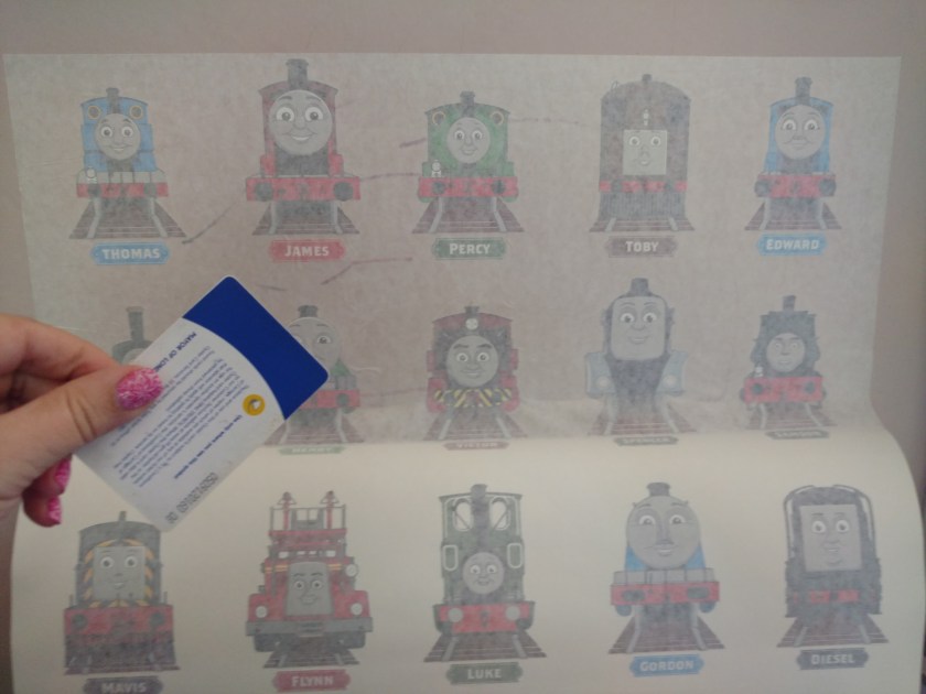 Sticking the sticker